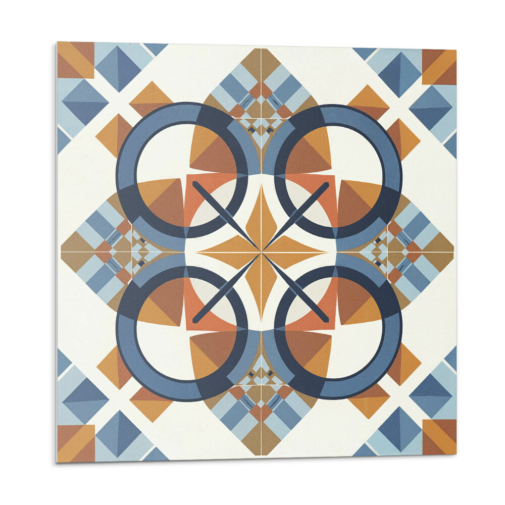 Stenový panel Vzor kruhov v geometrickej forme