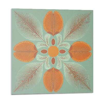 Stenový panel Kvetinový motív s listami