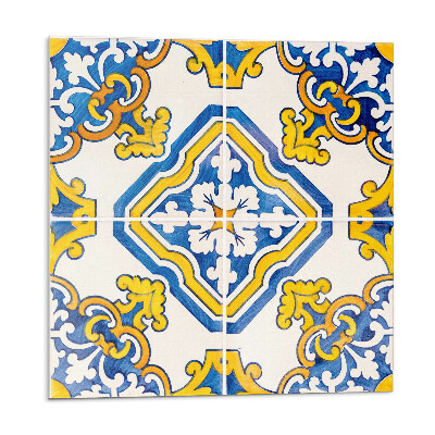 Nástenný panel pvc Kvetinová mozaika v umeleckom štýle