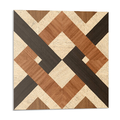 Nástenný panel pvc Geometrický drevený motív