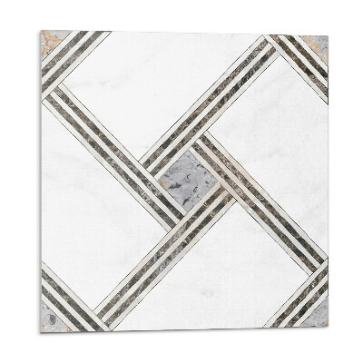 Stenový panel Konštrukcia geometrických čiar