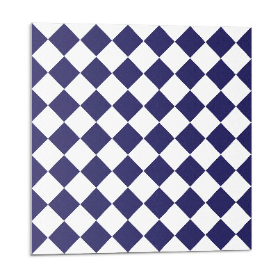 Stenový panel Kosoštvorec na farebnom podklade