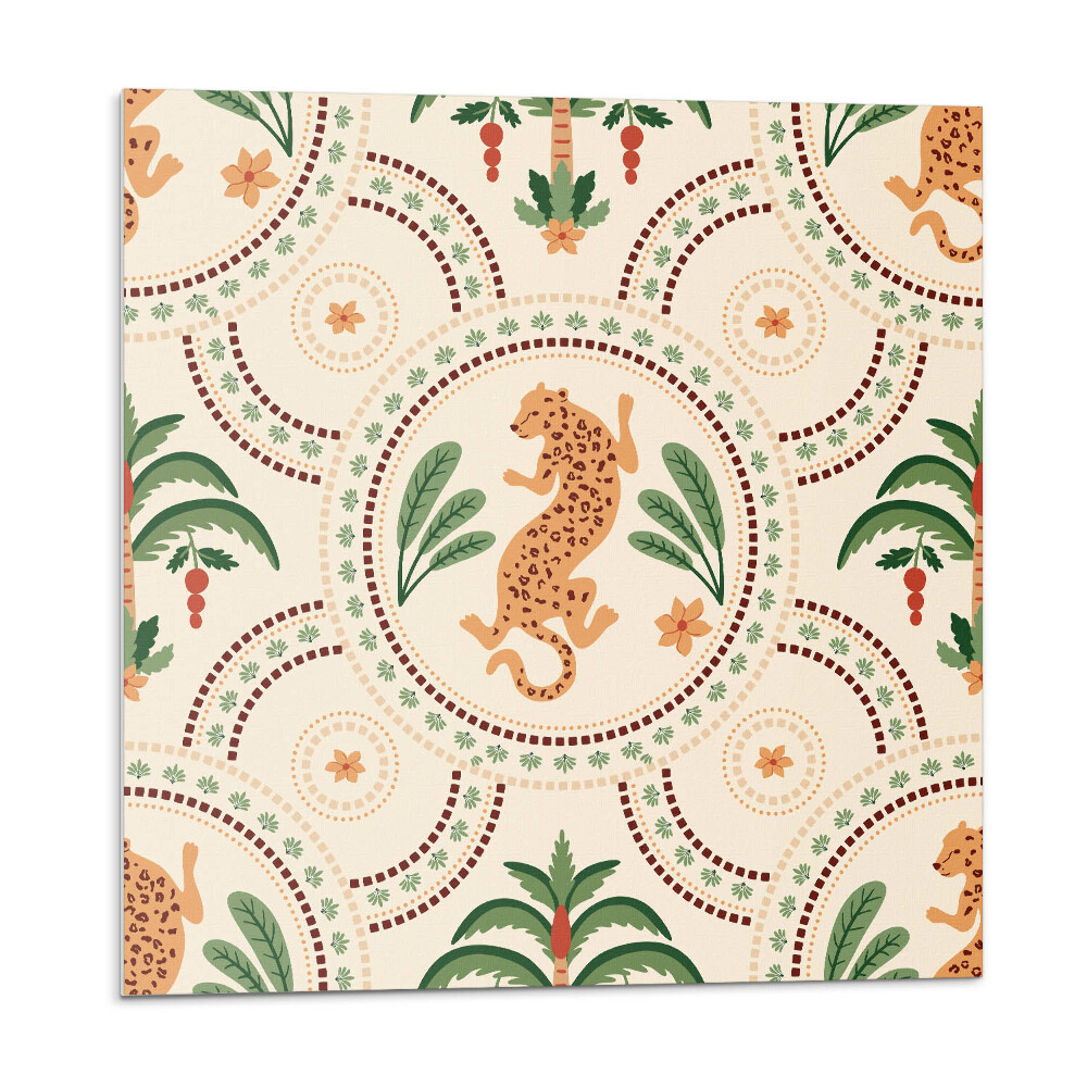 Nástenný panel pvc Motív tropického leoparda