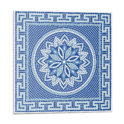 Stenový panel Kvetinový mozaikový vzor