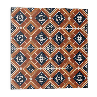 Stenový panel Geometria v odtieňoch hnedej a bielej