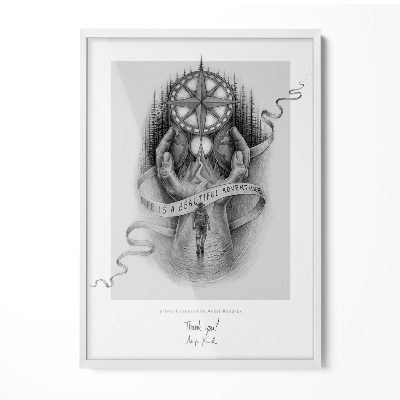 Štýlový fotorámček biely 70x100 cm