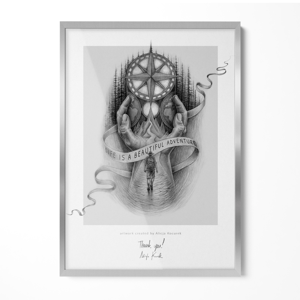 Strieborný fotorámček na stenu 50x70 cm