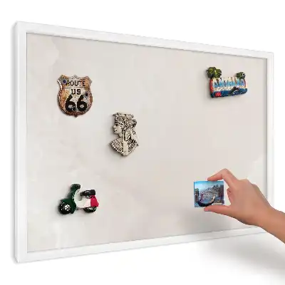 Magnetická tabuľa s jemnou béžovou textúrou
