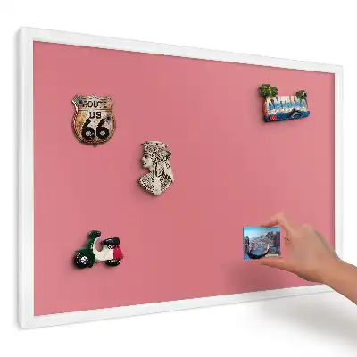 Magnetická tabuľa na stenu s potlačou Ružový mier jednoduchosť