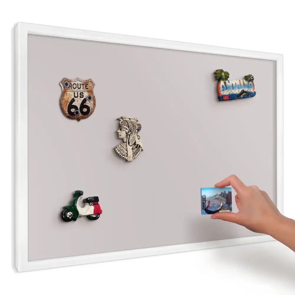 Magnetická tabuľa Ružová a sivá abstraktná elegancia