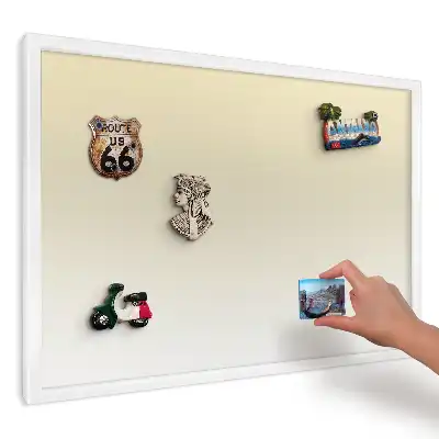 Magnetická tabuľa na stenu s potlačou svetlý béžovo-krémový prechod