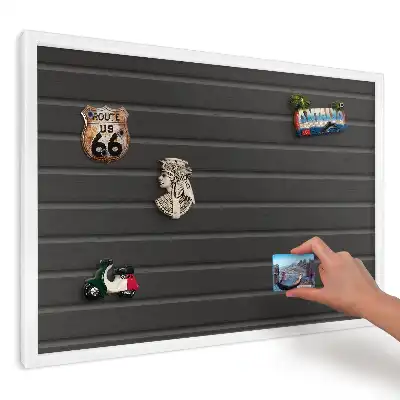 Magnetická tabuľa na stenu s potlačou Moderné tmavé panely