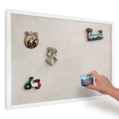 Magnetická nástenka s potlačou jemnej sivej textúry interiéru