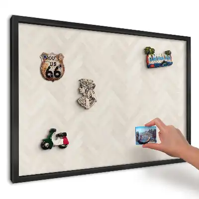 Magnetická dekoračná tabuľa na stenu Jasná elegantná rybia kosť