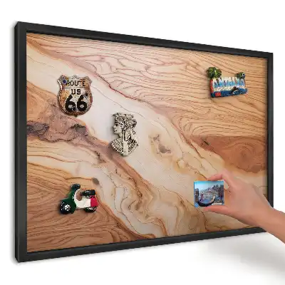 Magnetická dekoračná tabuľa na stenu Zmyselná drevená štruktúra