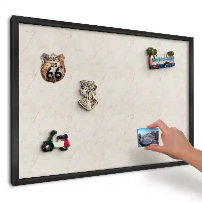 Magnetická tabuľa na stenu s motívom béžového mramoru s jemnými žilami