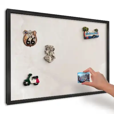 Magnetická nástenka na stenu s jemnou béžovou textúrou