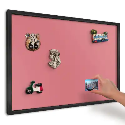 Magnetická dekoračná tabuľa na stenu Ružový mier jednoduchosť
