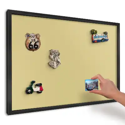 Magnetická dekoračná tabuľa na stenu Relaxácia v žltej palete