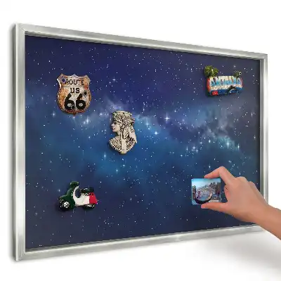 Magnetická tabuľa na suveníry Kozmická modrá obloha