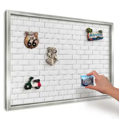 Magnetická tabuľa na cestovateľské suveníry Minimalistická sviežosť