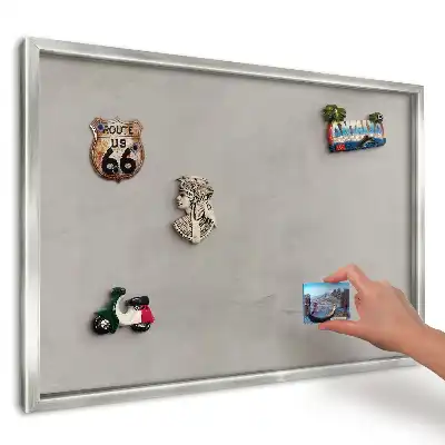 Magnetická tabuľa na suveníry so sivou textúrou