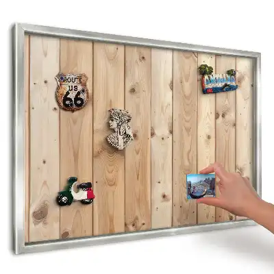 Magnetická tabuľa na suveníry Teplé drevo s viditeľnou textúrou