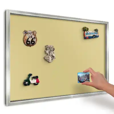 Magnetická tabuľa na suveníry z ciest Relaxácia v žltej palete