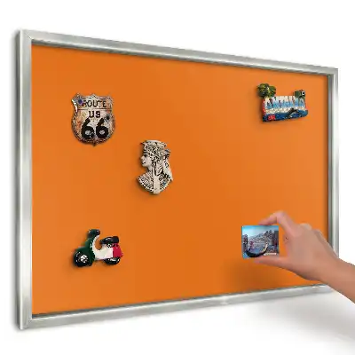 Magnetická tabuľa na suveníry z dovoleniek Oranžová energia a teplo
