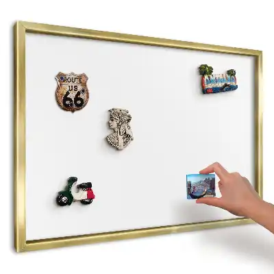 Magnetická tabuľa na magnetky čistá minimalistická biela
