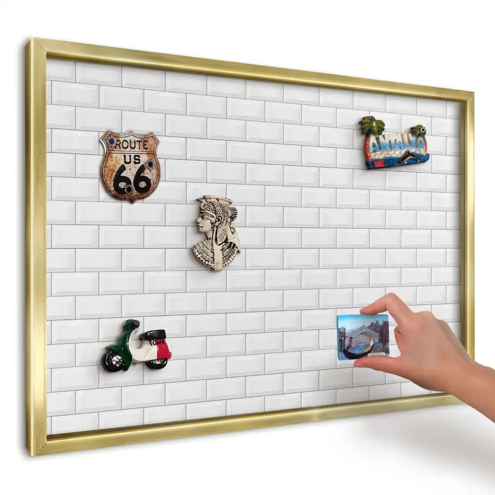 Magnetická tabuľa na magnetky Minimalistická sviežosť