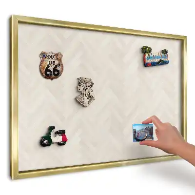 Magnetická tabuľa s dizajnom elegantnej rybej kosti