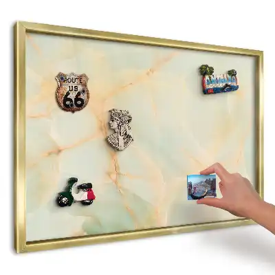 Magnetická tabuľa na magnetky Mäkký krehký mramor