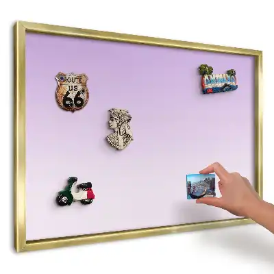 Magnetická tabuľa na suveníry Jemný fialový prechod