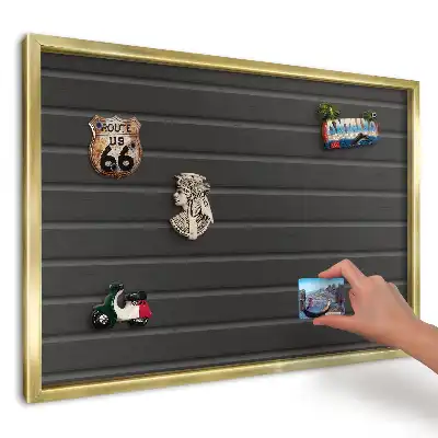 Magnetická tabuľa na magnetky moderné tmavé panely