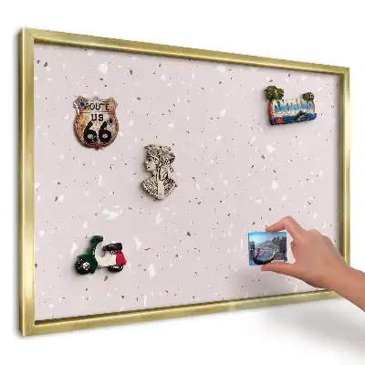 Magnetická tabuľa s jemným terazzovým vzorom