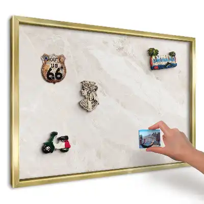 Magnetická tabuľa na magnetky Elegantný béžový kameň
