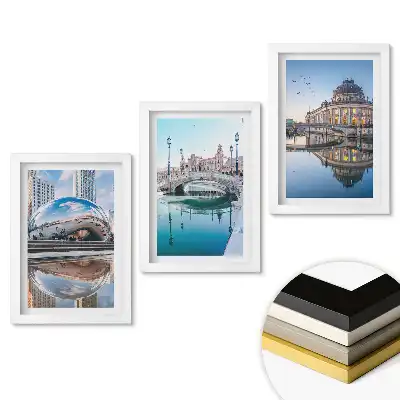Set obrazov na stenu Pamiatky a modernita v architektúre