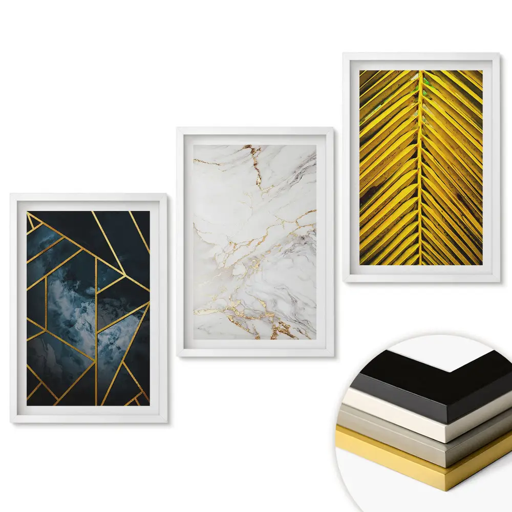 Set obrazov na stenu Moderné dizajny v elegantnom štýle