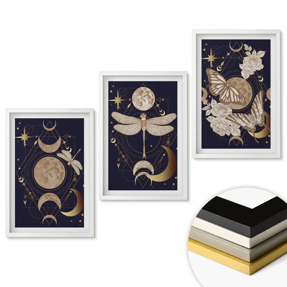 Triptych v ráme Kozmické motívy v harmónii s prírodou