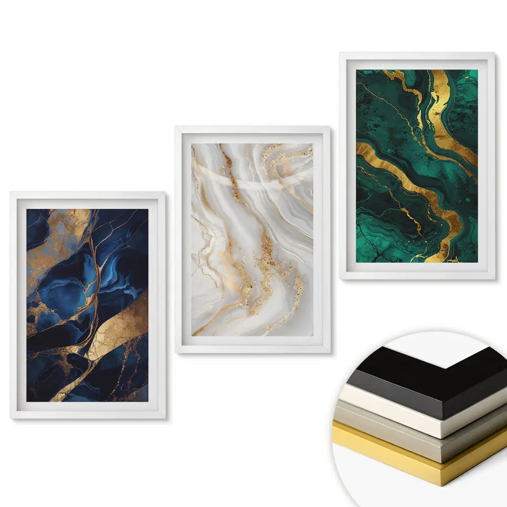 Triptych v ráme Elegancia a harmónia farieb