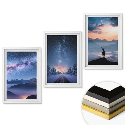 Set obrazov na stenu Magické krajiny prírody a vesmíru