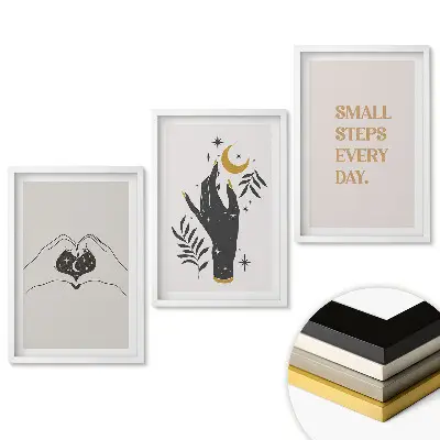 Triptych v ráme Umenie inšpirácie a pozitívneho myslenia