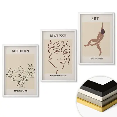 Triptych v ráme Moderné inšpirácie v abstraktnom umení