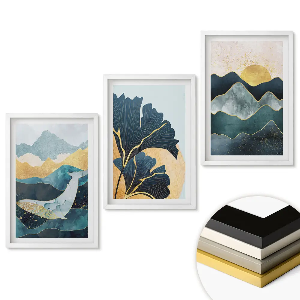 Triptych v ráme Harmónia prírody vo farbách a tvaroch