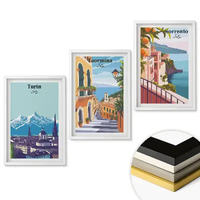 Triptych v ráme Talianske mestá: šarm a krása