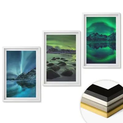 Triptych v ráme Snové obrazy severských krajín