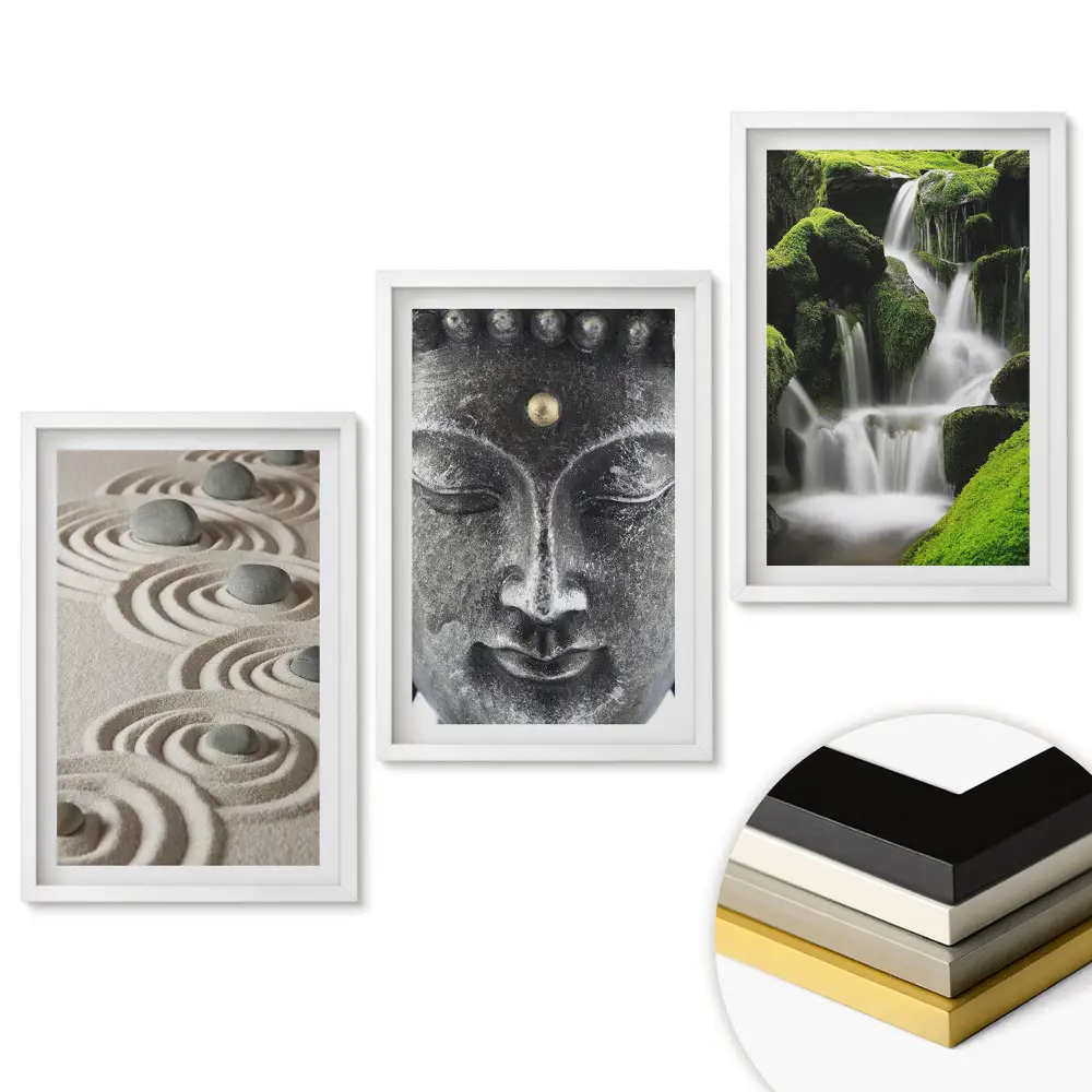 Triptych v ráme Harmónia prírody a pokoj mysle