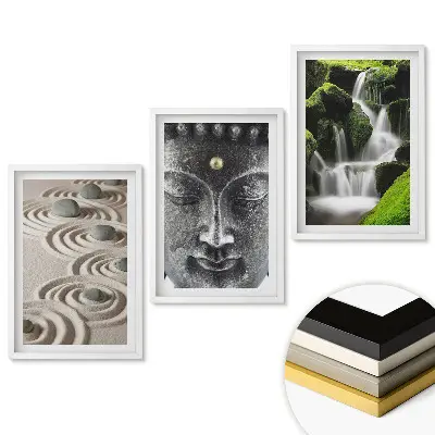 Triptych v ráme Harmónia prírody a pokoj mysle