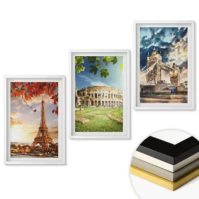 Triptych v ráme Pamiatky Európy v krásnych výhľadoch